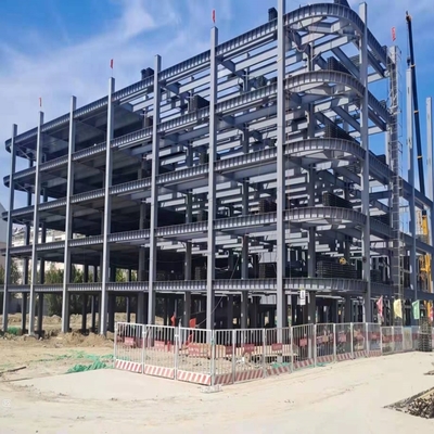 โกดังเก็บข้าวเหล็ก Prefab ด้วยโครงสร้าง Q355B แบบสองชั้น