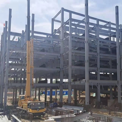 โกดังเก็บข้าวเหล็ก Prefab ด้วยโครงสร้าง Q355B แบบสองชั้น