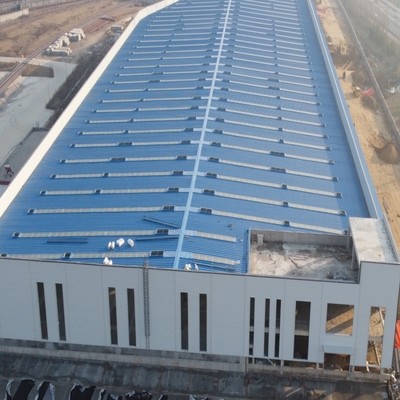 คลังสินค้าโครงสร้างเหล็กแบบ Prefab ที่มีอายุการใช้งาน 50 ปี