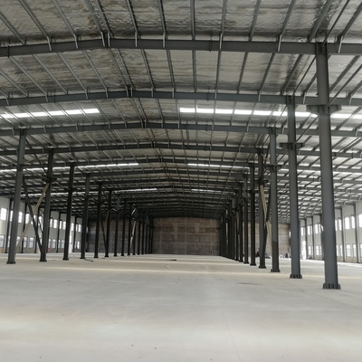 โรงงานสร้างโครงสร้างเหล็กแบบ Prefab ที่มีอายุการใช้งาน 50 ปี มีใบรับรอง CE