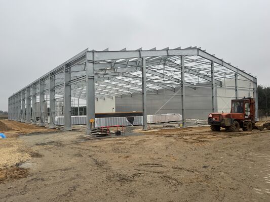 Custom Prefabricated Steel Structure Warehouse Building for Industrial Storage
