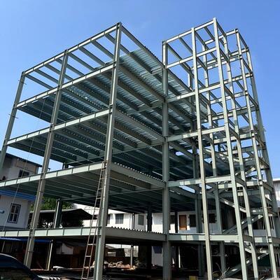 อาคารสํานักงานหลายชั้นสูง โฟชั่นดีไซน์ โครงสร้างเหล็กช่าง
