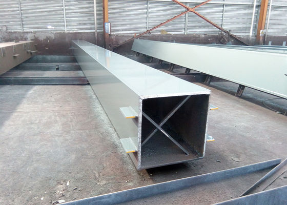 เครื่องผลิตเสาเหล็กกล่อง Q235B Q355B รางโครงสร้าง ASTM A36