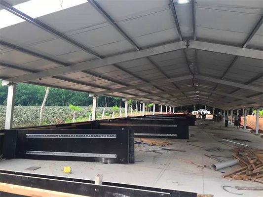 H ภาคโรงเก็บเหล็ก ราคาต่ํา Prefab Frame การก่อสร้างสําหรับ Sorrage