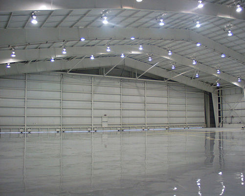 โรงเก็บเครื่องบินโครงสร้างเหล็กพร้อมโครงสร้าง H Beam