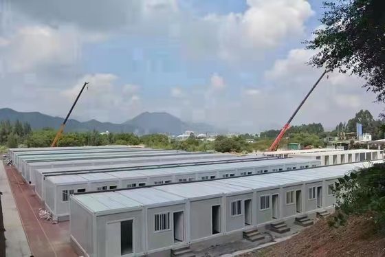 บ้านคอนเทนเนอร์ Prefab สแตนเลสเหล็กกระดาษกระดาษกระจก